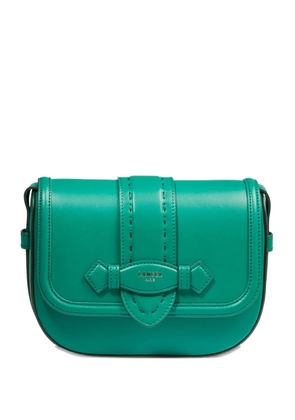 Lancel Sienna flap-detail leather bag - Green