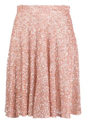 Gemy Maalouf sequined high-waist miniskirt - Pink
