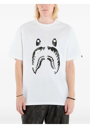 A BATHING APE® City Camo Shark short-sleeve T-shirt - White