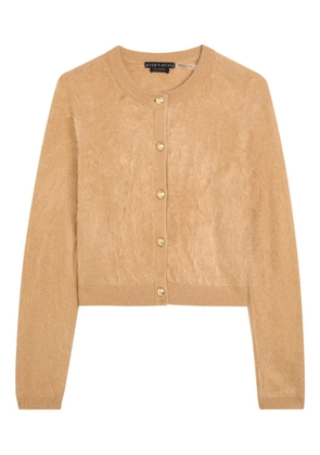 alice + olivia Dollie button cardigan - Neutrals