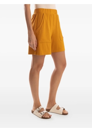 Lygia & Nanny pocketed pull-on knee-length shorts - Orange