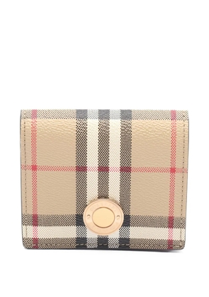 Burberry Pre-Owned check bi-fold wallet - Neutrals