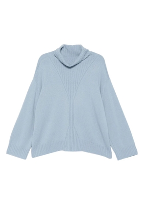BOMPARD ribbed turtleneck sweater - Blue