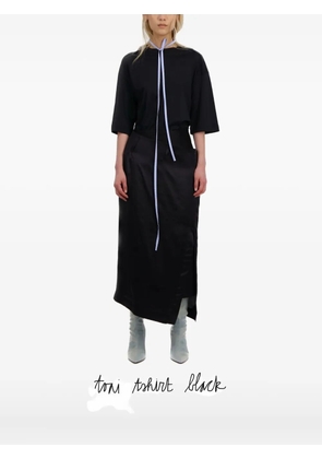 Toos Franken quarter-sleeve crew-neck T-shirt - Black