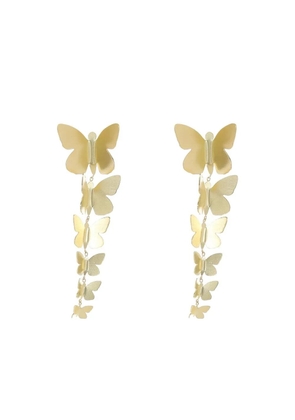 Tanya Farah 18K yellow gold Butterfly earrings