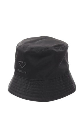 Prada Pre-Owned 2020 logo bucket hat - Black