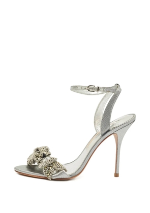 Sophia Webster floral-detail sandals - Silver