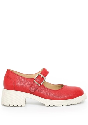 Sarah Chofakian Esmerie leather loafers - Red