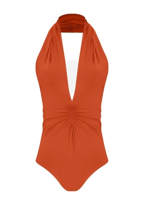 Lygia & Nanny Isatou halterneck swimsuit - Orange