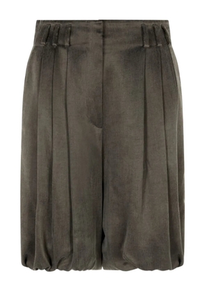 Giorgio Armani pleated shorts - Grey