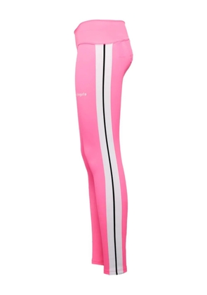 Palm Angels 2024 Side Stripe Leggings - Pink
