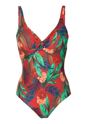 Lygia & Nanny Adriana floral-print swimsuit - Red
