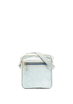 Fendi Pre-Owned 2000-2010 Zucca Denim crossbody bag - Blue