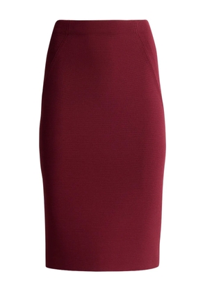 St. John Santa Roma midi skirt - Red