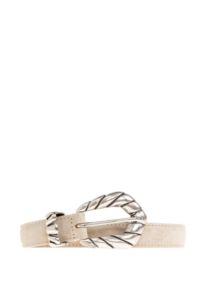 IRO textured-buckle belt - Neutrals