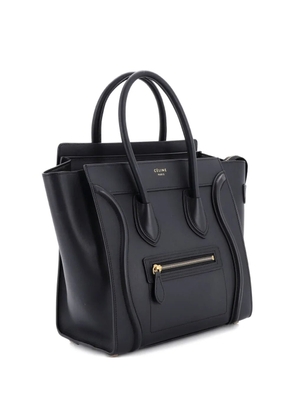 Celine Pre-Owned Luggage Bag Smooth Leather Micro tote bag - Black