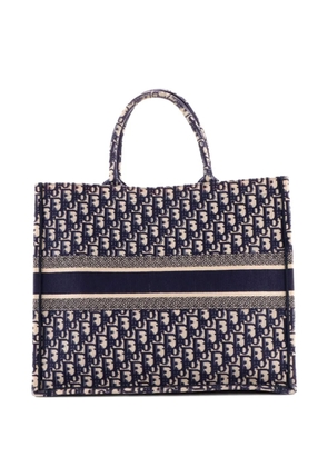 Christian Dior Pre-Owned Book Oblique Canvas Large tote bag - Blue