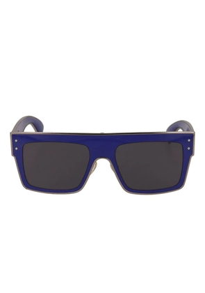 Moschino Pre-Owned logo-detailed sunglasses - Blue