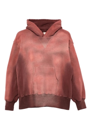 TAIGA TAKAHASHI pouch-pocket hoodie - Red