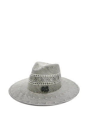 Ruslan Baginskiy patterned logo-detail hat - White