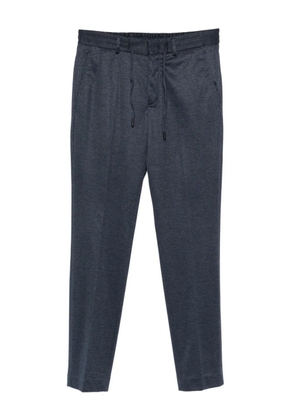 Karl Lagerfeld drawstring straight-leg trousers - Blue