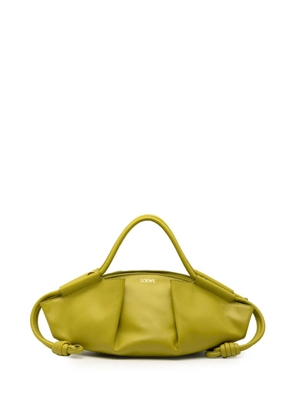 Loewe Pre-Owned 2022 Small Leather Paseo satchel - Green