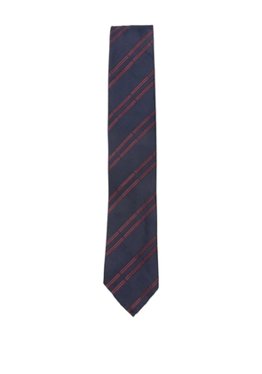 Lardini striped tie - Blue