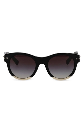 VALENTINO GARAVANI EYEWEAR round-frame sunglasses - Black