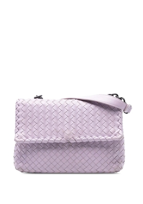 Bottega Veneta Pre-Owned 2012-2025 Small Nappa Intrecciato Olimpia shoulder bag - Purple