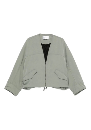 Christian Wijnants flap-pockets zipped jacket - Green