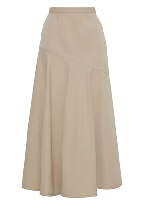 Adam Lippes Tess midi skirt - Neutrals
