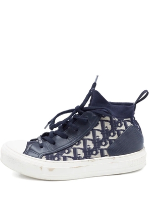 Christian Dior Pre-Owned panelled obique sneakers - Blue