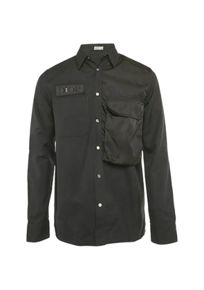 Christian Dior Pre-Owned x Sacai panelled shirt - Black