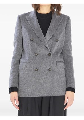Tagliatore Jasmine peak-lapels double-breasted blazer - Grey
