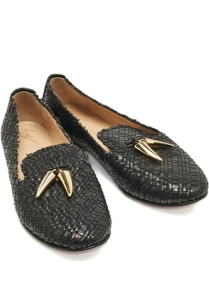 Giuseppe Zanotti Vintage woven loafers - Black