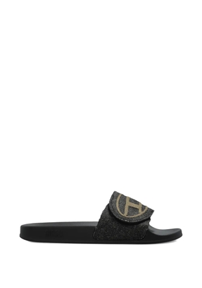 Diesel SA-Bloop Strap logo slides - Black