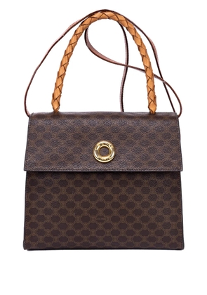 Celine Pre-Owned Kelly 2way braided-handle flap bag - Brown