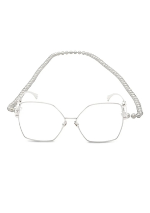 CHANEL Pre-Owned 1980 Coco Mark wallet - Silver