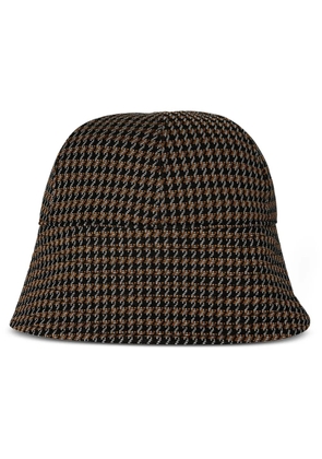Rosetta Getty houndstooth bucket hat - Black