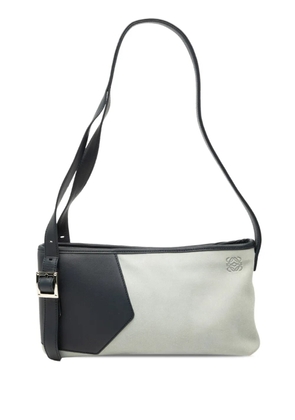 Loewe Pre-Owned 2010-2025 Suede Anagram Switching shoulder bag - Grey