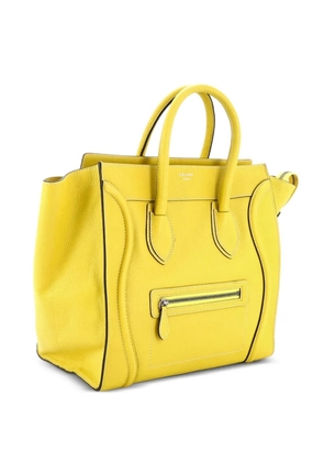 Celine Pre-Owned Luggage Bag Grainy Leather Mini tote bag - Yellow