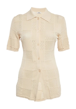 SANDRO pre-owned kitted shirt - Neutrals