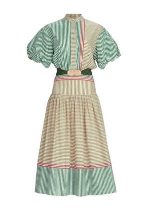 Silvia Tcherassi Jil midi dress - Yellow