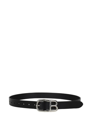 Doublet logo-buckle belt - Black