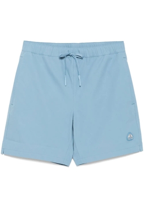Moose Knuckles logo swim shorts - Blue