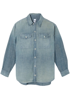 RE/DONE x Pamela Anderson chambray shirt - Blue