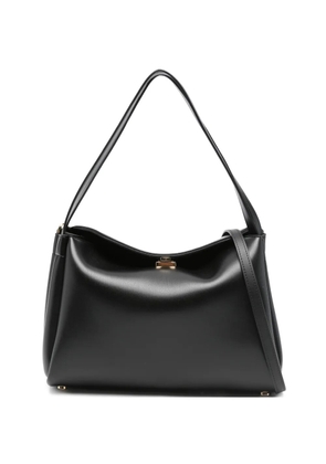 Themoirè detachable-strap shoulder bag - Black