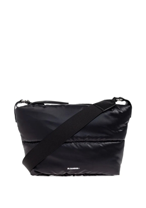 JIL SANDER+ quilted zip-fastening shoulder bag - Black