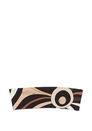 PUCCI Marmo-print bandeau top - Black