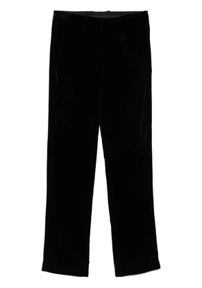 Gucci Pre-Owned 1990s velvet trousers - Black